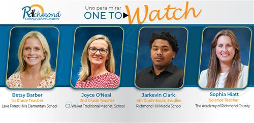 four teachers smiling for being acknowledged as great teachers 